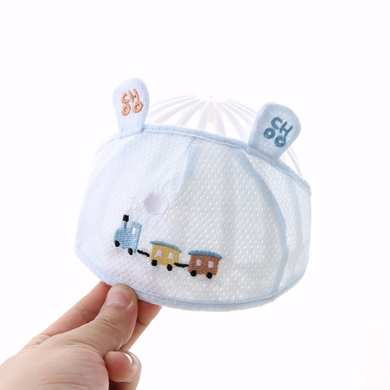 婴儿帽子夏季薄款囟门帽夏天宝宝