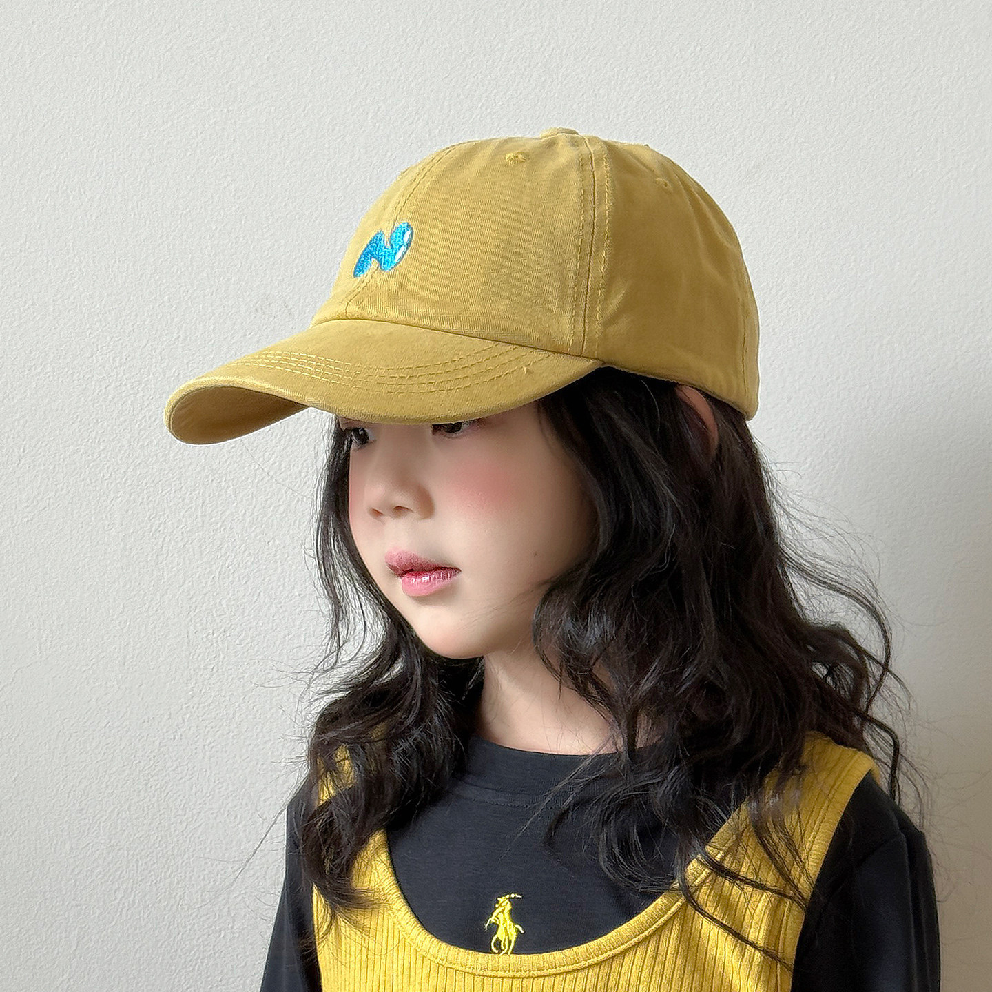 儿童帽子女孩2026新款棒球帽简约