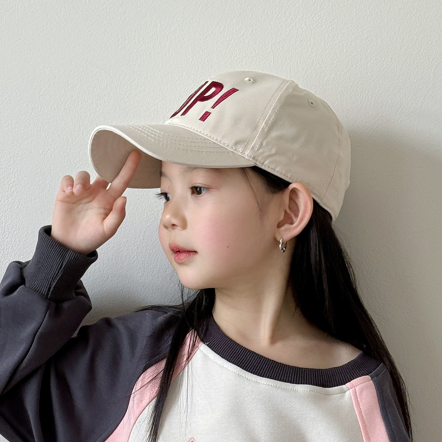 儿童帽子女孩秋冬季棒球帽
