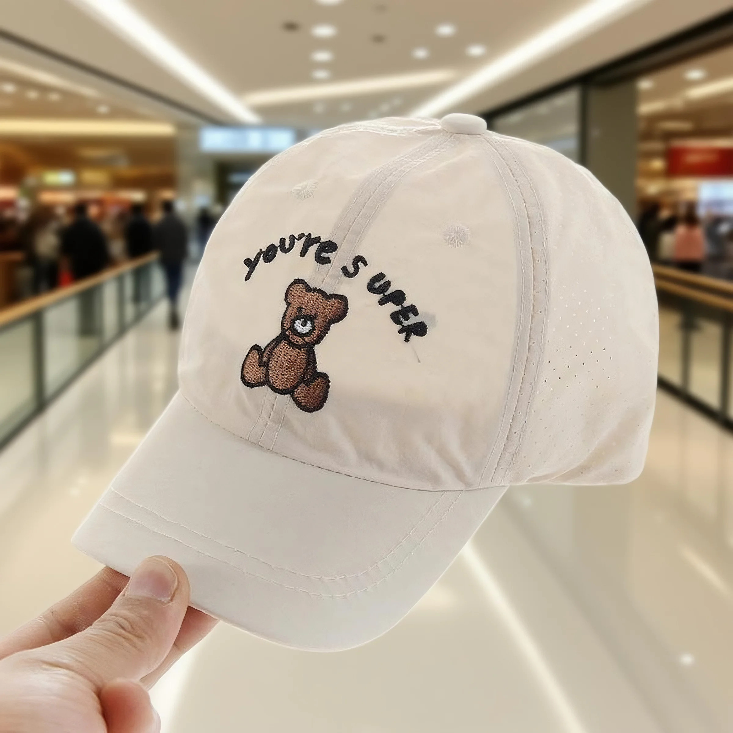 宝宝帽子夏季速干薄款棒球帽韩版一岁儿童遮阳鸭舌帽外出韩版防晒