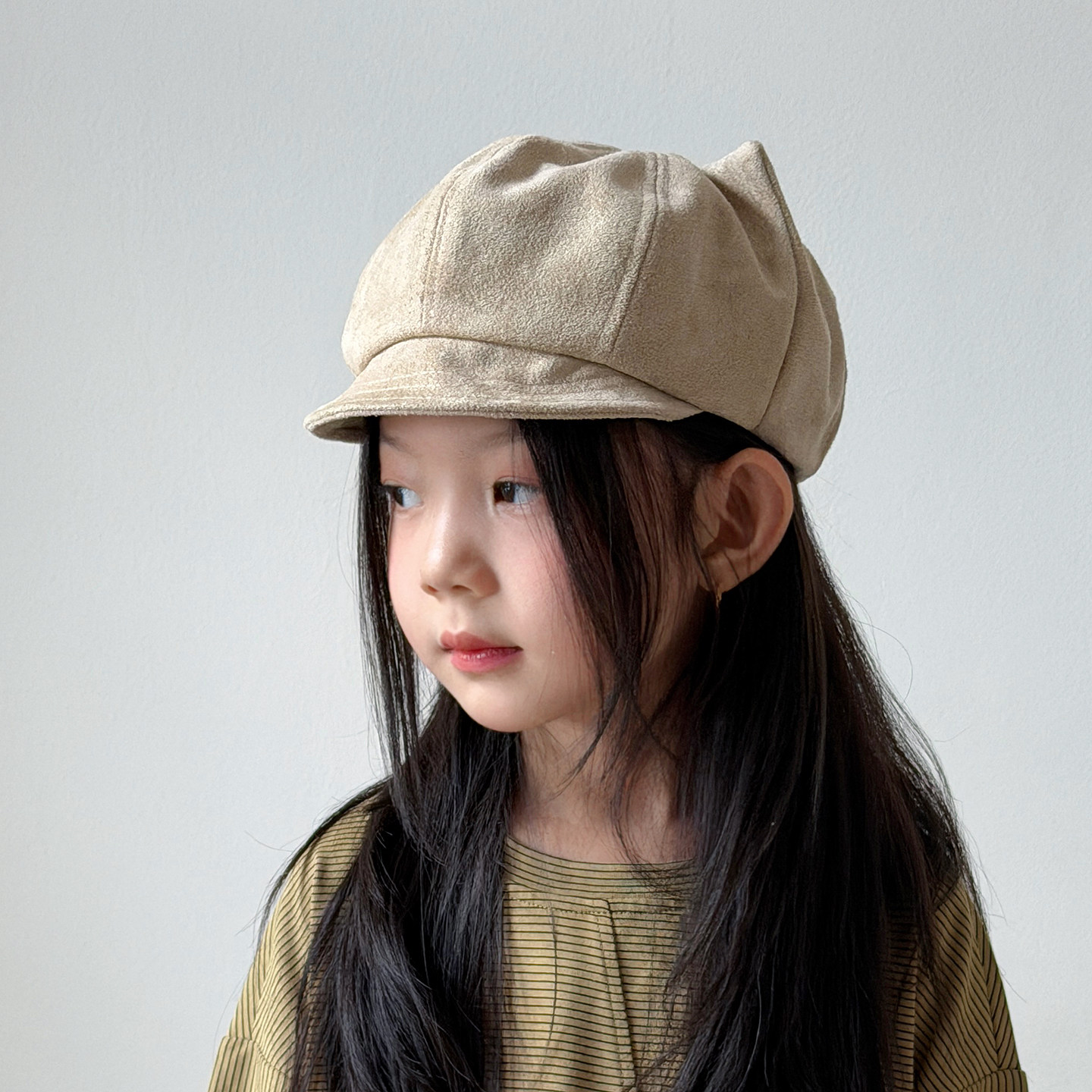 儿童帽子女孩2026新款秋冬八角帽