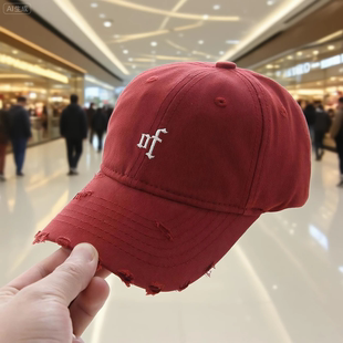 儿童帽子秋冬季男孩户外棒球帽韩版痞帅炸街男童红色鸭舌帽女孩潮