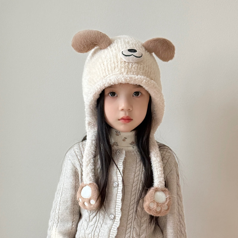 儿童帽子女孩2025新款秋冬季女童保暖防寒毛绒帽冬天防风护耳可爱,童装/婴儿装/亲子装,帽子,淘宝优惠券,粉丝福利购,淘宝优惠卷