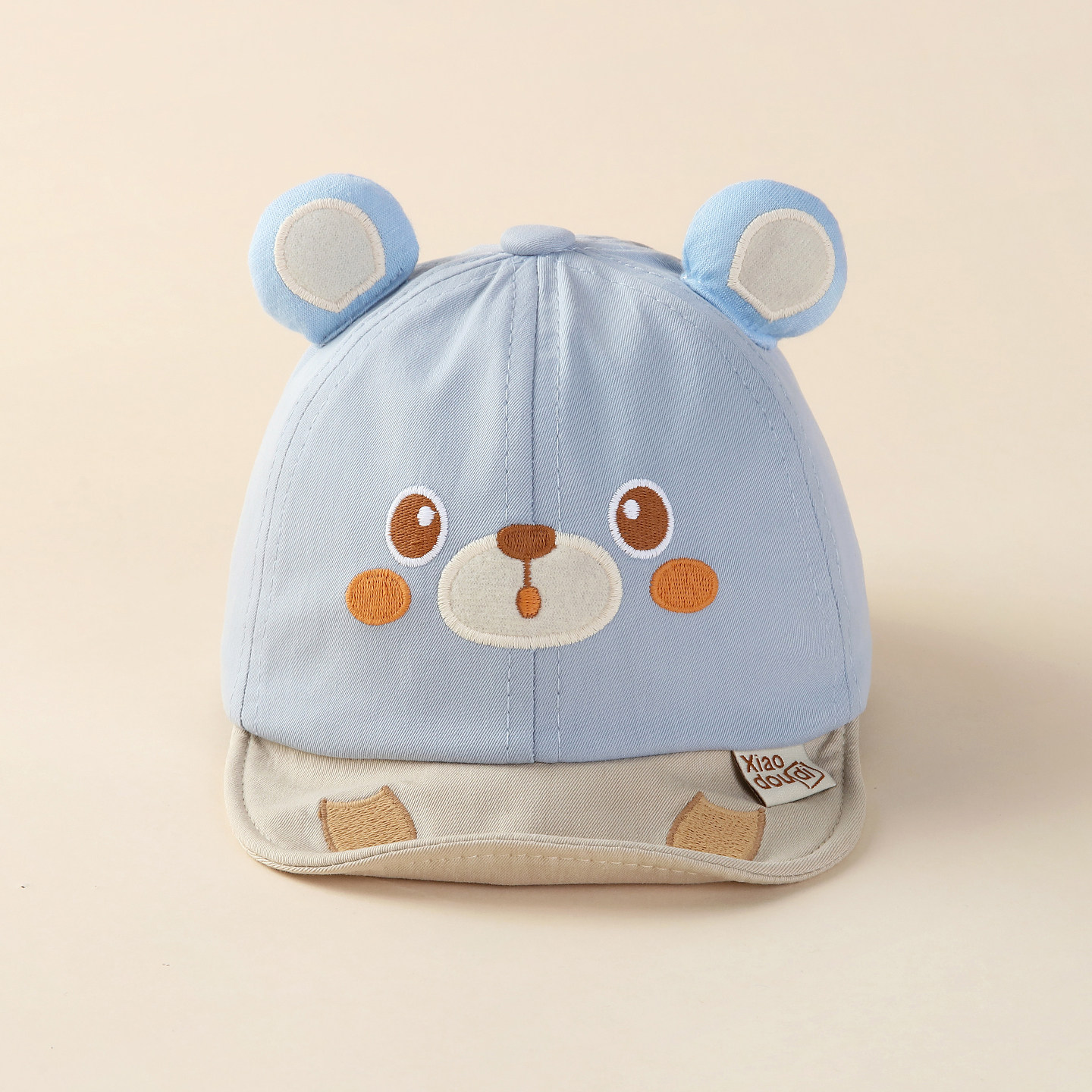 婴儿帽子春秋季薄款可爱超萌鸭舌帽遮阳防晒一岁宝宝棒球帽小月龄