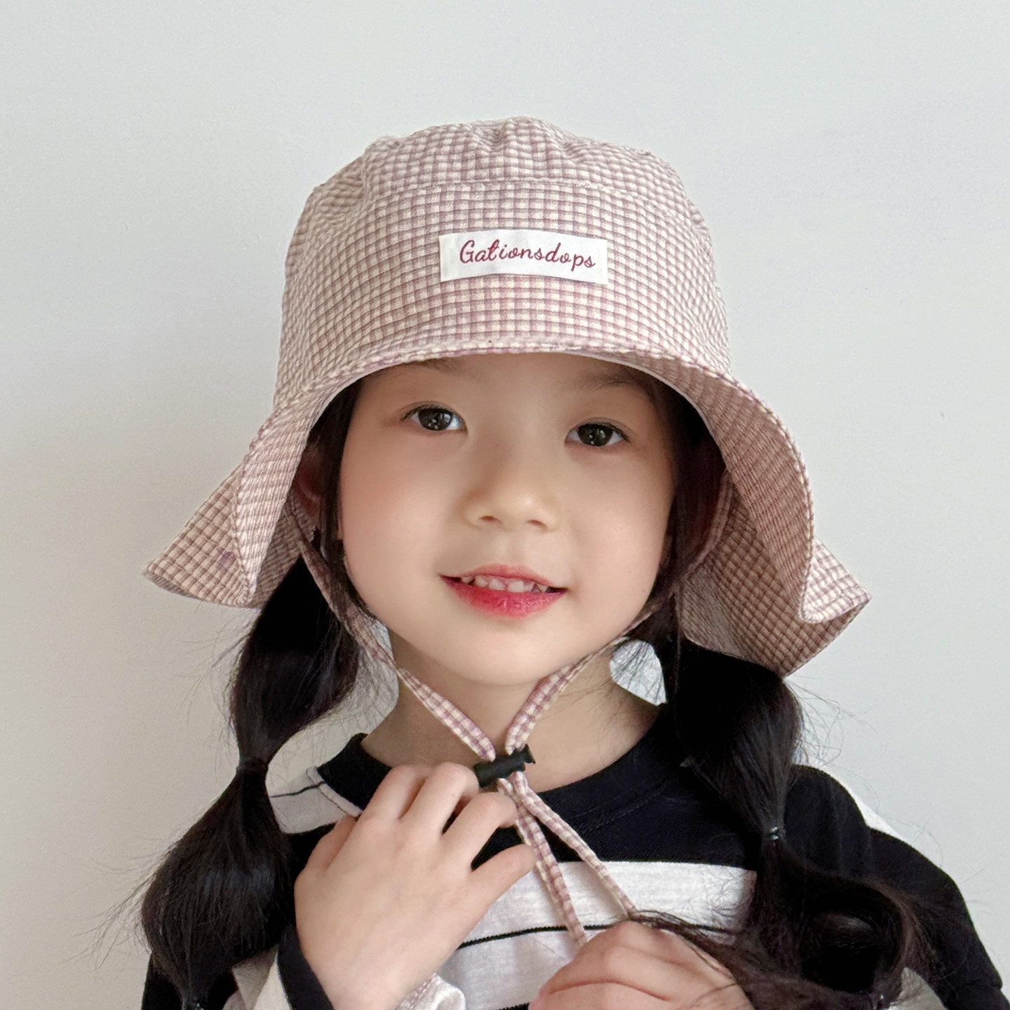 儿童防晒帽大帽檐遮阳帽女孩女童