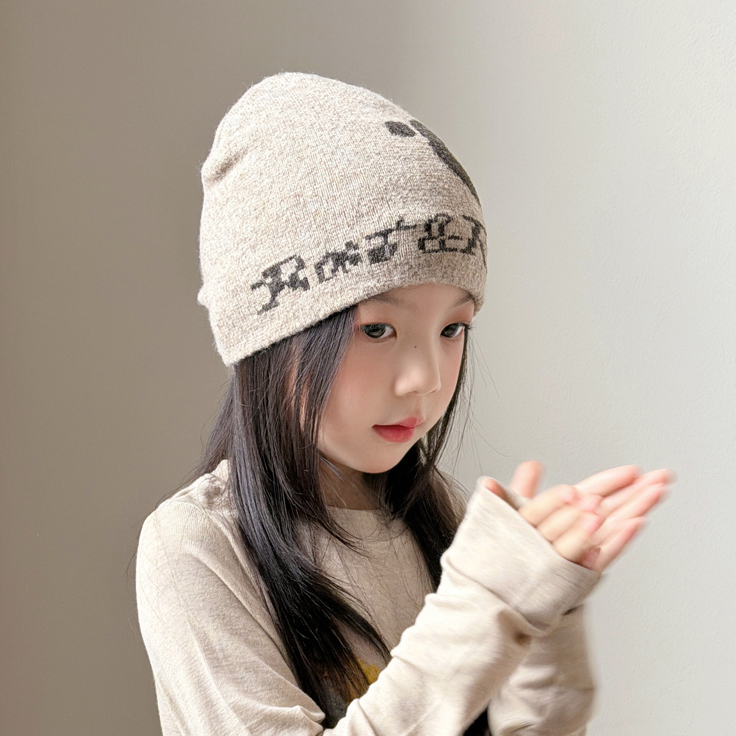 儿童帽子女孩秋冬季保暖护耳冷帽