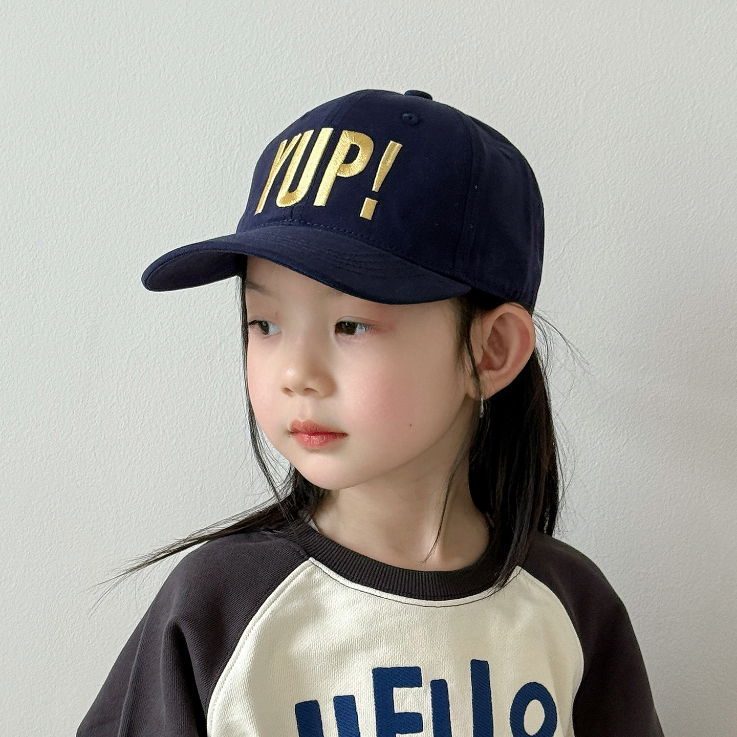 儿童帽子女孩秋冬季棒球帽