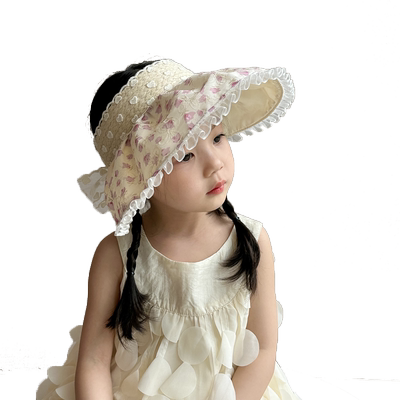儿童防晒帽女童2026新款夏季空顶