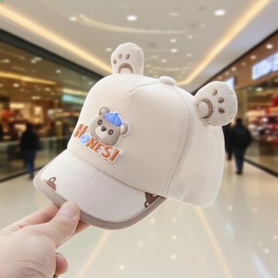 宝宝帽子秋冬季婴儿棒球帽