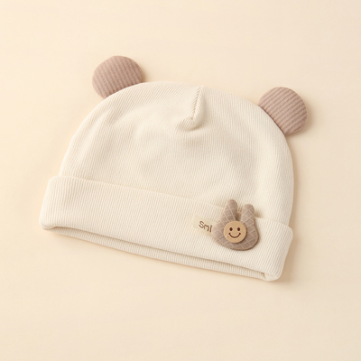 宝宝帽子秋冬季护囟门帽洋气
