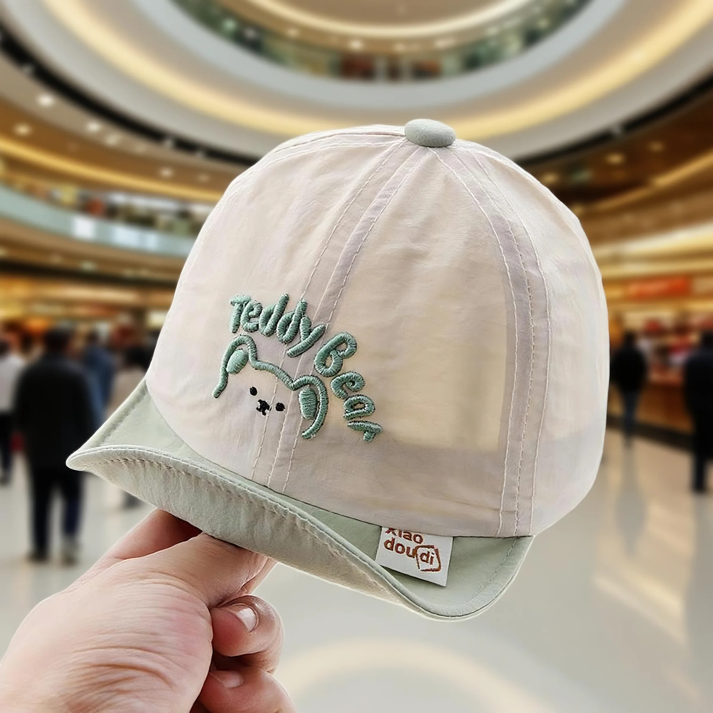 婴儿帽子夏季薄款速干男宝宝小月龄遮阳防晒鸭舌帽6到12个月洋气