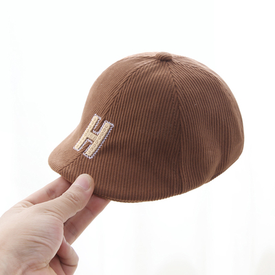 儿童帽子男孩贝雷帽洋气秋冬季