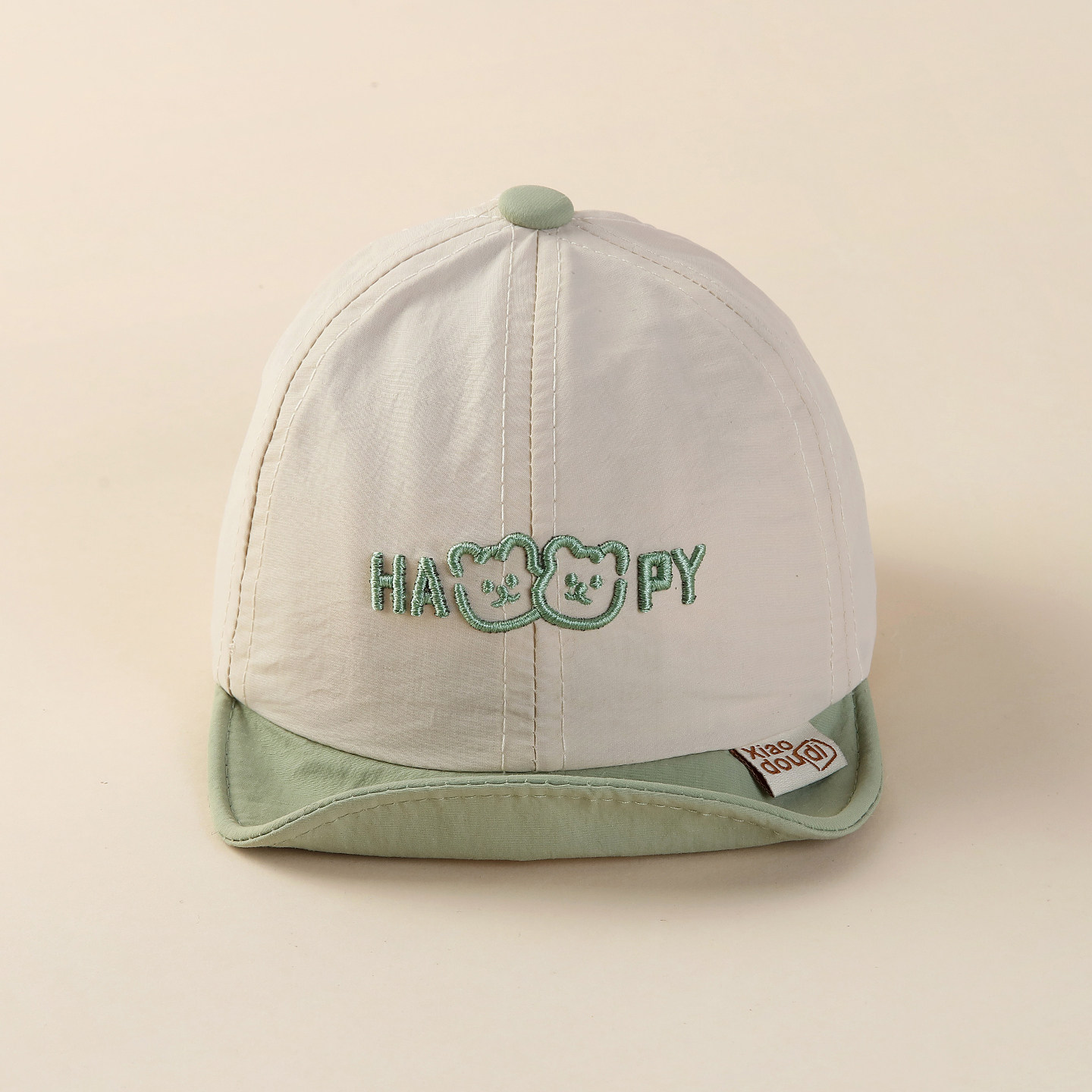 婴儿帽子6到12个月小月龄夏天速干鸭舌帽遮阳防晒巨好看的宝宝帽