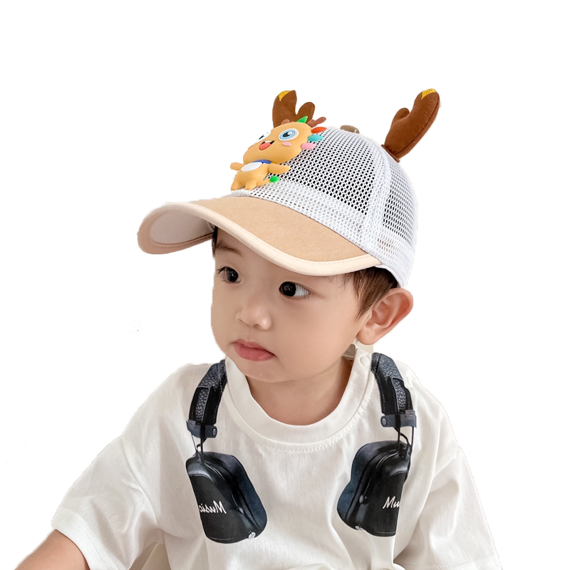 儿童帽子夏季男孩鸭舌帽遮阳帽