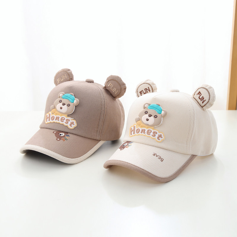 儿童帽子男孩秋冬季男童棒球遮阳防晒宝宝鸭舌帽可爱洋气薄款男宝