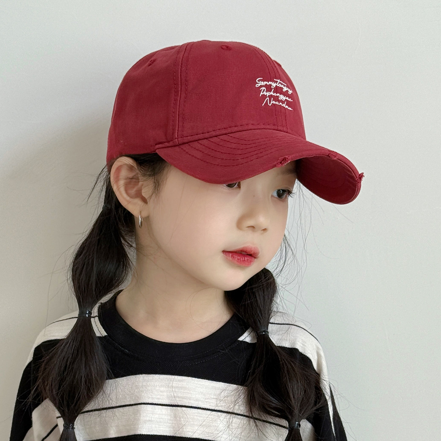 儿童帽子女孩户外春季棒球帽2026新款女童韩版洋气鸭舌帽遮阳薄款