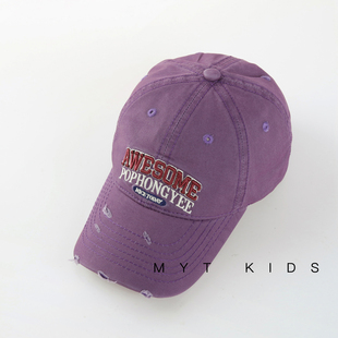 儿童帽子女孩棒球帽夏季 防晒 外出遮阳洋气女童鸭舌帽春天潮流韩版