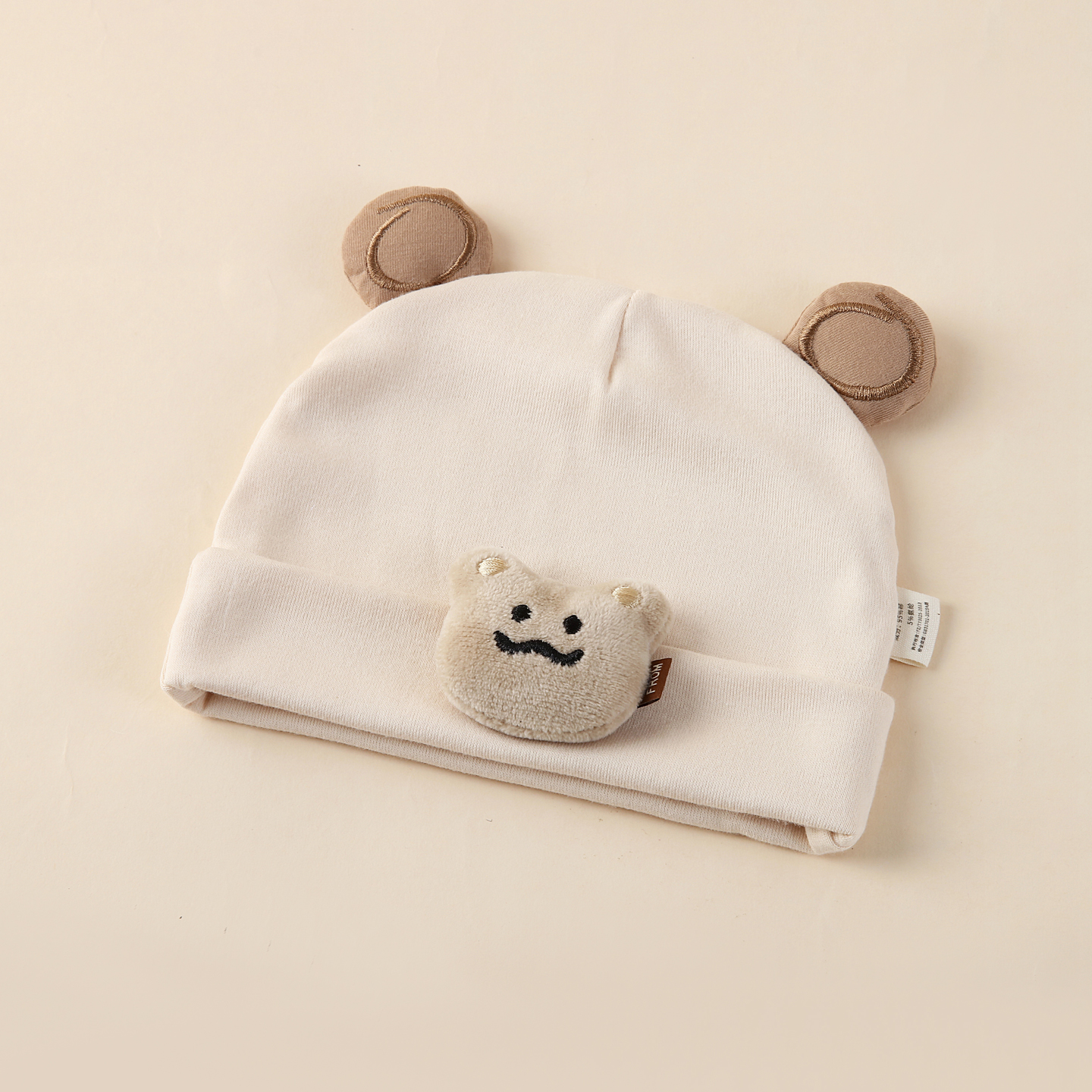 婴儿帽子秋冬季胎帽保暖