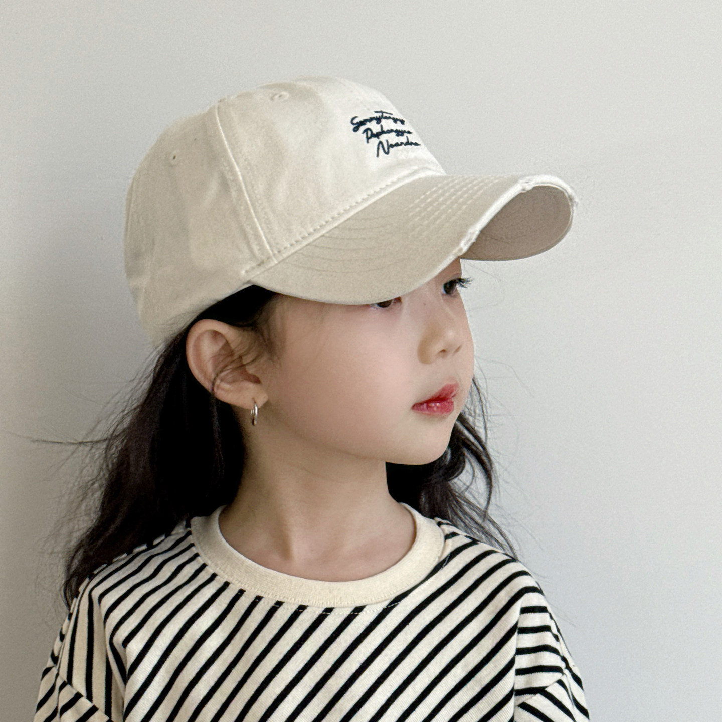 儿童帽子女孩2026新款棒球帽春季大帽檐鸭舌帽户外女童潮流韩版帽