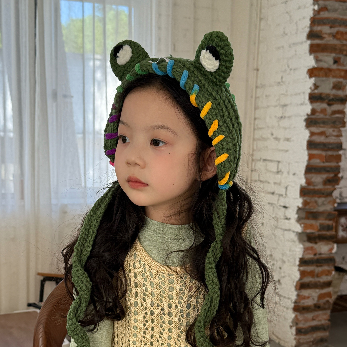女童针织发带秋冬季可爱超萌护耳