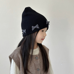 儿童帽子女款2025新款秋冬款女童毛线帽保暖防寒女孩针织帽冬季