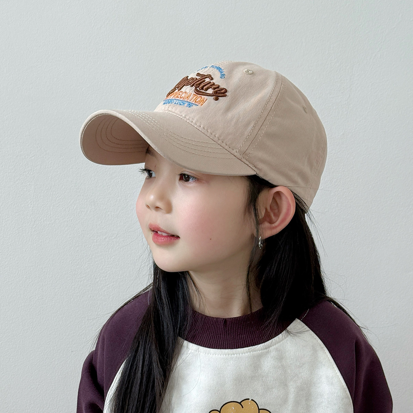 儿童帽子女孩2026新款棒球帽秋冬