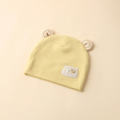 初生婴儿胎帽春秋款婴幼儿帽