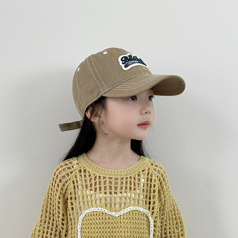 女童帽子春秋季儿童棒球帽大帽檐