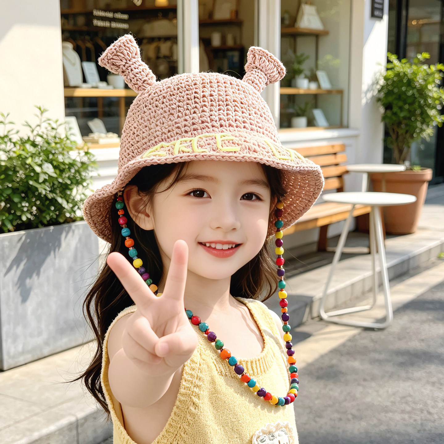 宝宝遮阳帽夏季大帽檐渔夫帽儿童