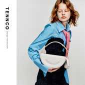 TENNCO「SMILE圆脸包」手提斜挎包夏2024新款 小众时尚 腋下女包