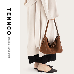 TENNCO原创【嘟嘟包】头层牛皮通勤hobo包百搭腋下包单肩斜挎包女