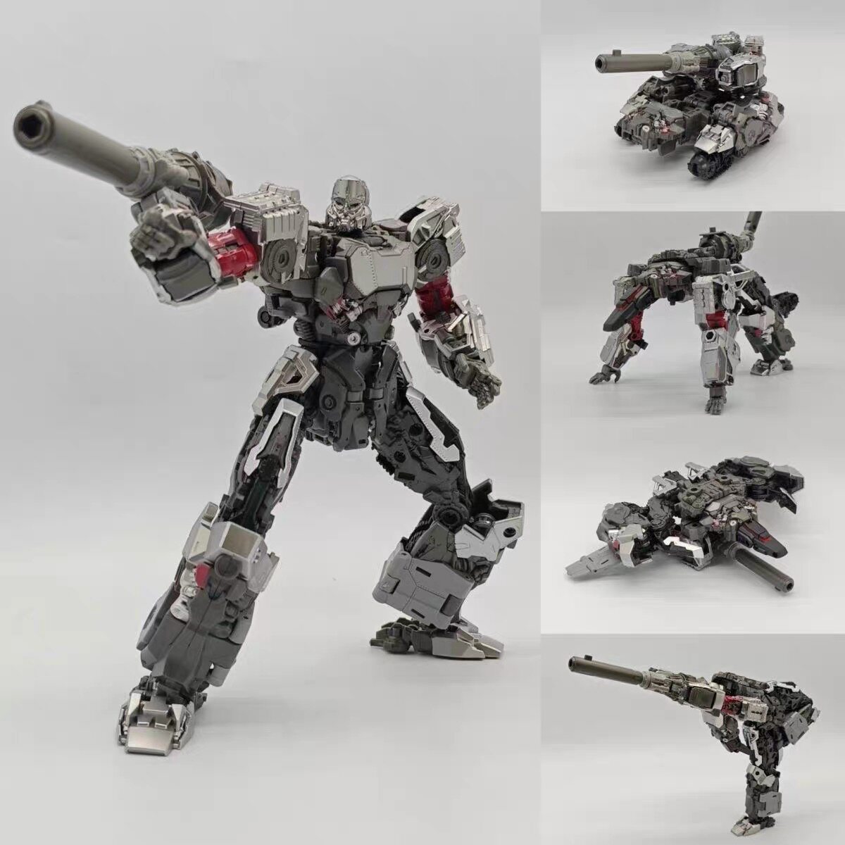 明希MX-6601四变威震天SS原大版枪威坦克威飞机威变形玩具机器人