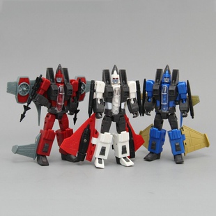 PT战机小队三尖头小飞机DX9口袋G1动画变形小比例玩具金刚