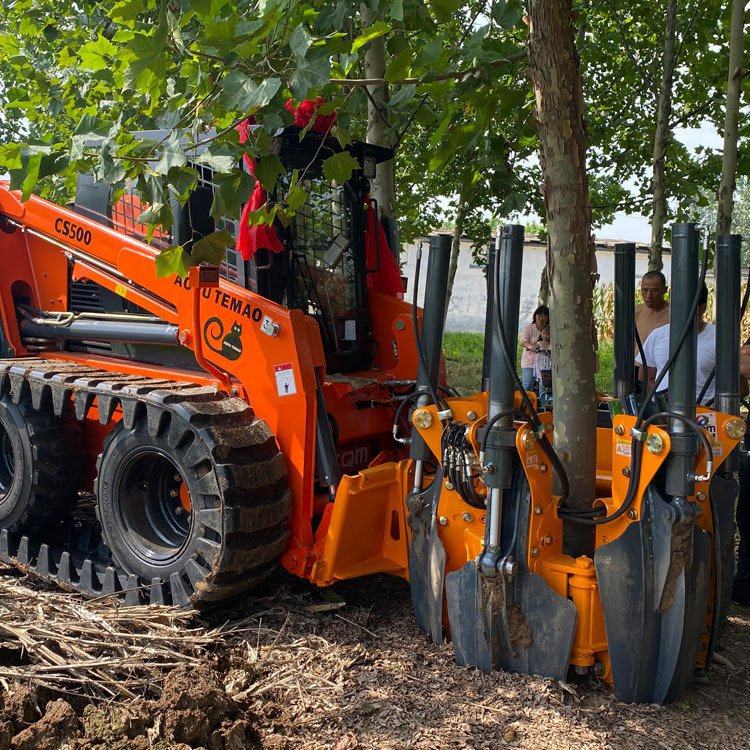 带土球挖树机 机械新出一米六瓣式移树机 不惧坚硬土质