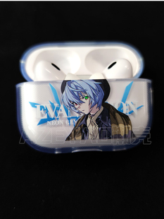 eva福音战士绫波丽周边创意适用Airpodspro3代无线耳机软壳保护套透明发光软耳机套Pro2防摔米山舞五代四代