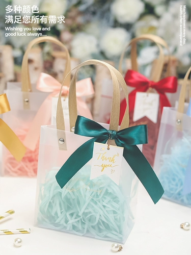 Прозрачная маленькая льняная сумка, подарочная коробка, подарок на день рождения, изысканный стиль