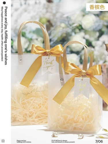 Прозрачная маленькая льняная сумка, подарочная коробка, подарок на день рождения, изысканный стиль