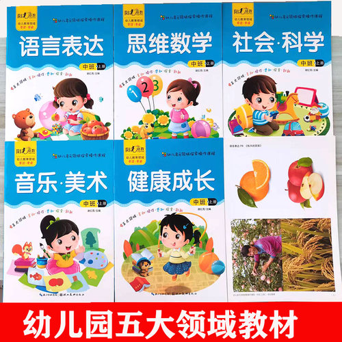 幼儿园五大领域教材衔接用书全套