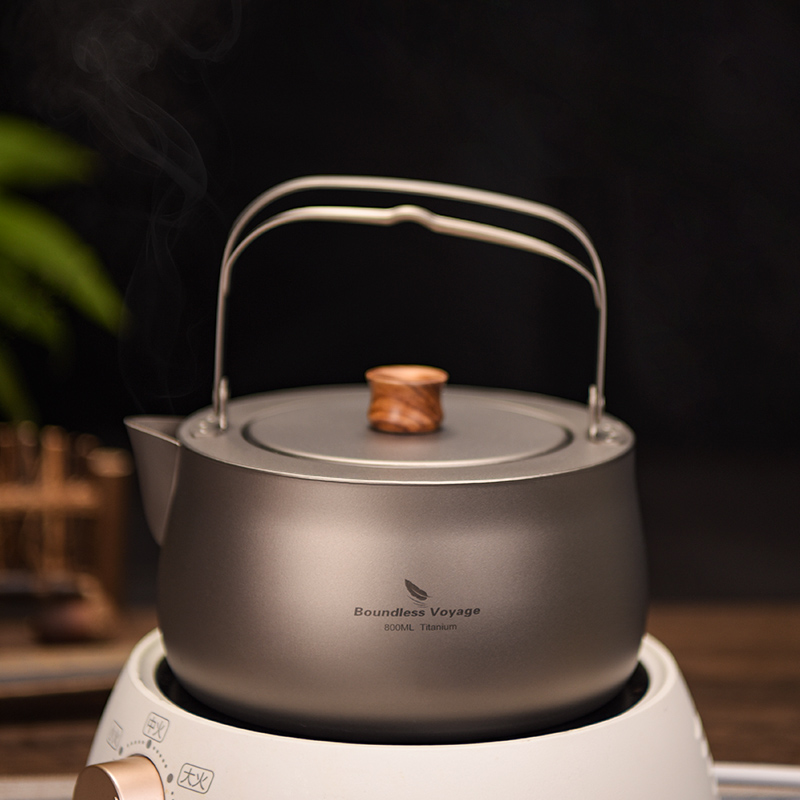 必唯烧水壶800ML纯钛煮水壶