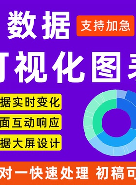 数据可视化图表excel表格处理与分析代做设 计函数销售财务看板pp