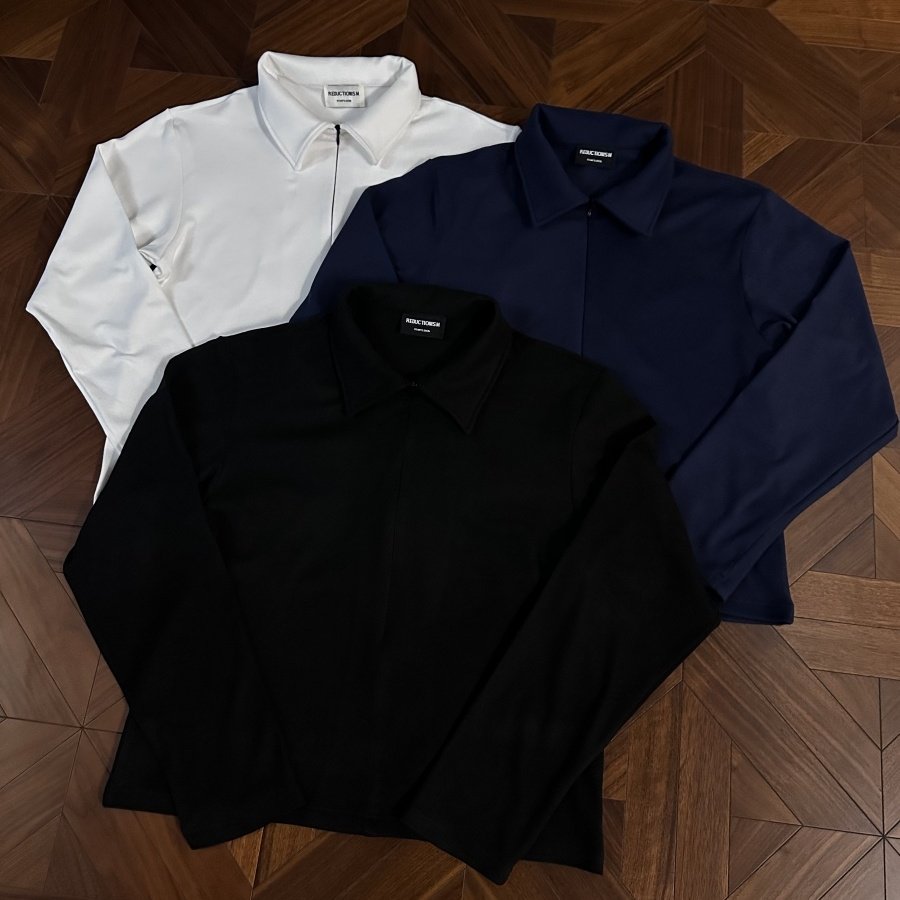 水滴拉链高支德绒打底polo保暖