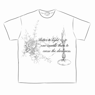 香港设计师作品花烛印花凉感短袖