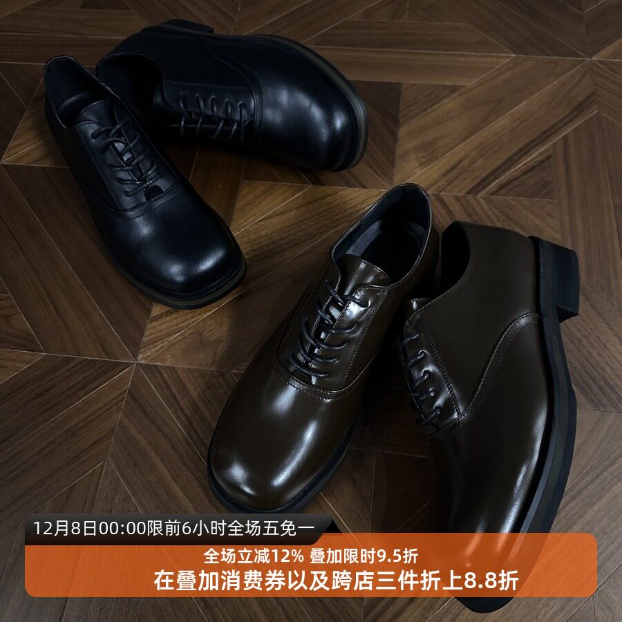 自带氛围感的增高皮鞋