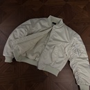 bomber棉服短宽廓形三防棒球服 MA1飞行夹克香槟色 RTIMFD 3M美式