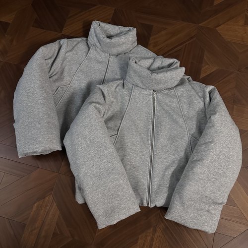 解构廓形软糯空气层飞片棉服