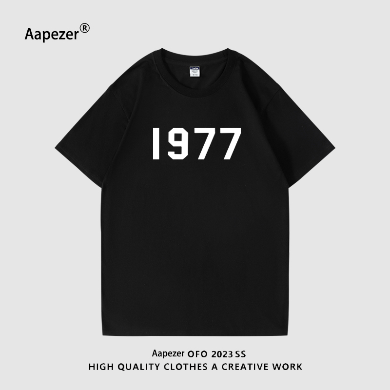 Aape联名纯棉短袖情侣T恤