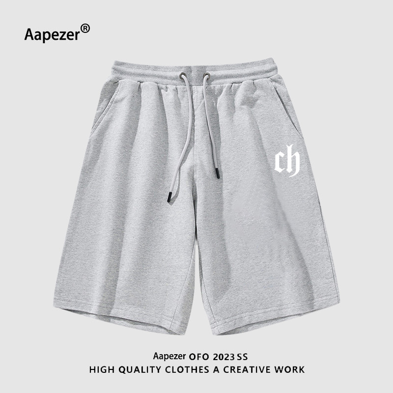 AAPEZER夏韩版潮流束脚卫裤短裤宽松运动裤情侣夏季薄款休闲长裤