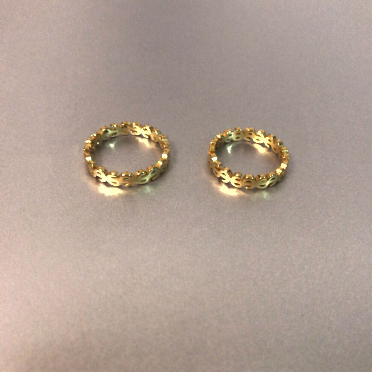 Gulaya Earrings 古拉雅 招财金钱币戒指女时尚简约百搭气质指环