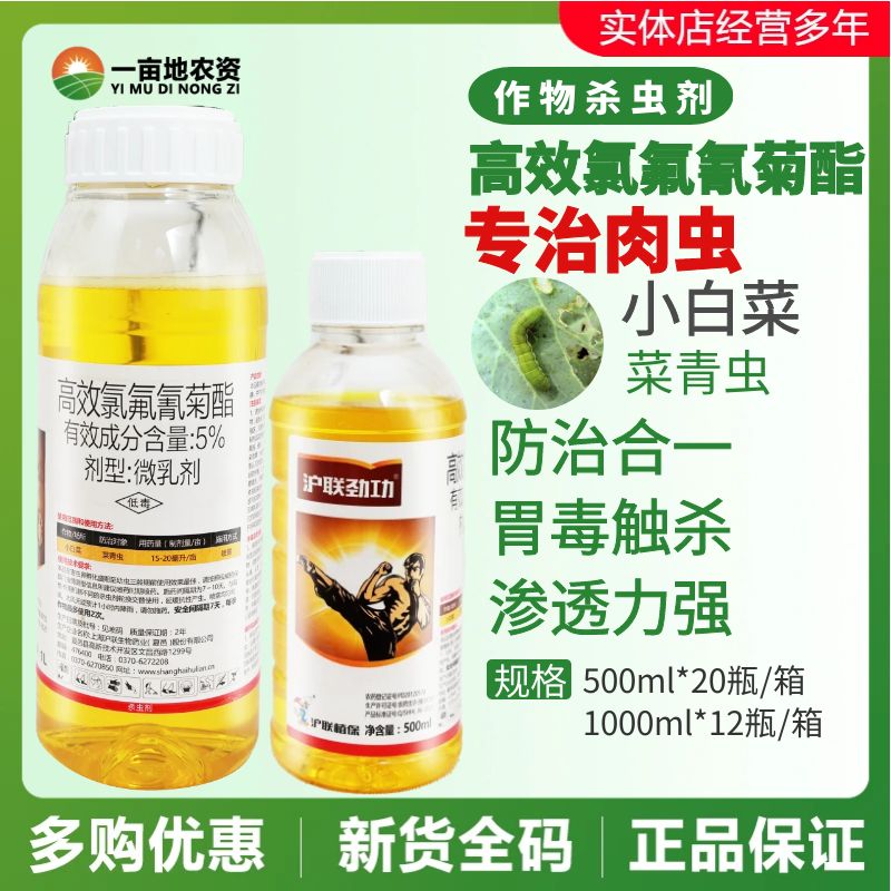 劲功5%高效氯氟氰菊酯杀虫剂