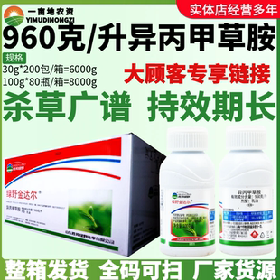 整箱胜邦绿野金达尔异丙甲草胺一年生禾本科及双子叶杂草除草剂